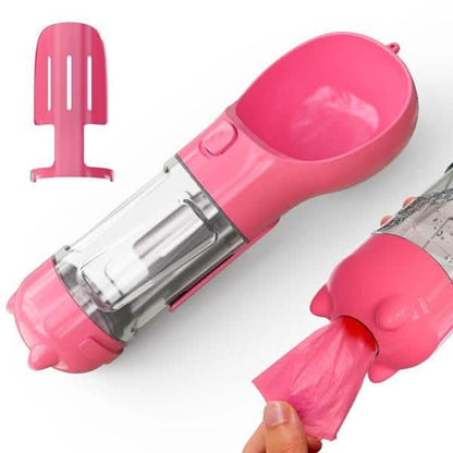 4-in-1 Portable Dog Water Bottle Dispenser