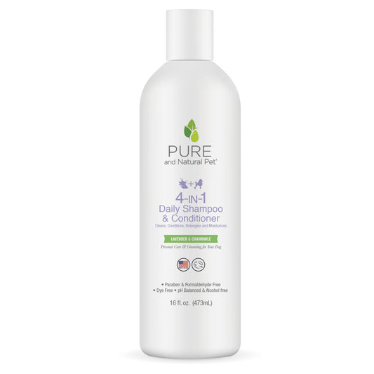 Lavender 4-in-1 Dog Shampoo and Conditioner for Soft Coats
