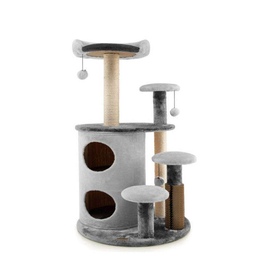 Purrfect Pet Kingdom 40 Inch Cat Tree Condo with Plush Perches Purrfect Pet Kingdom