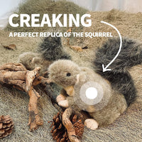 Classic Dog Toys - Squeaky Dog Squirrel Toys for Dogs