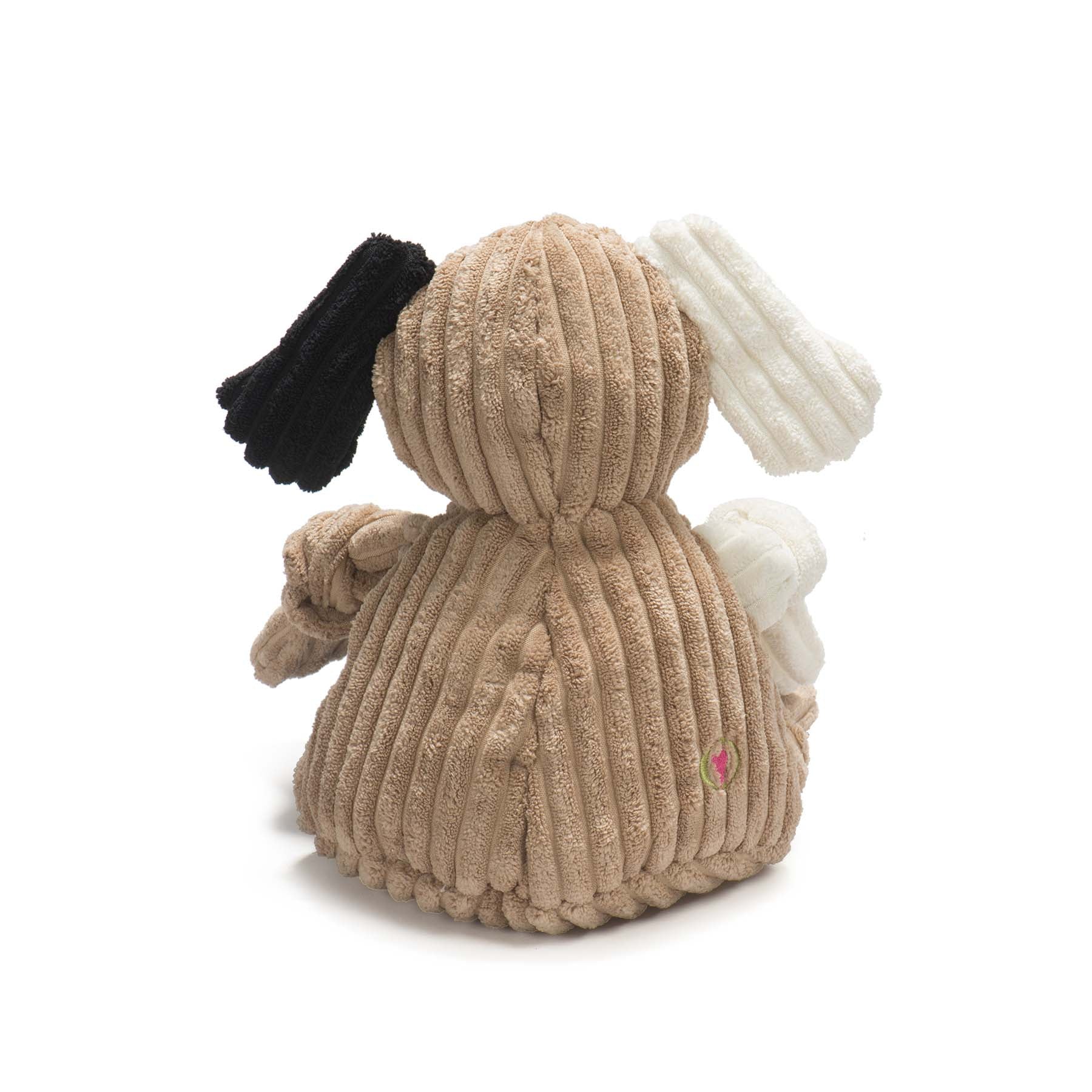 Dog Toy Patches HuggleMutt Knottie Plush Toy Large Essential - lifestyle product image for dog toy