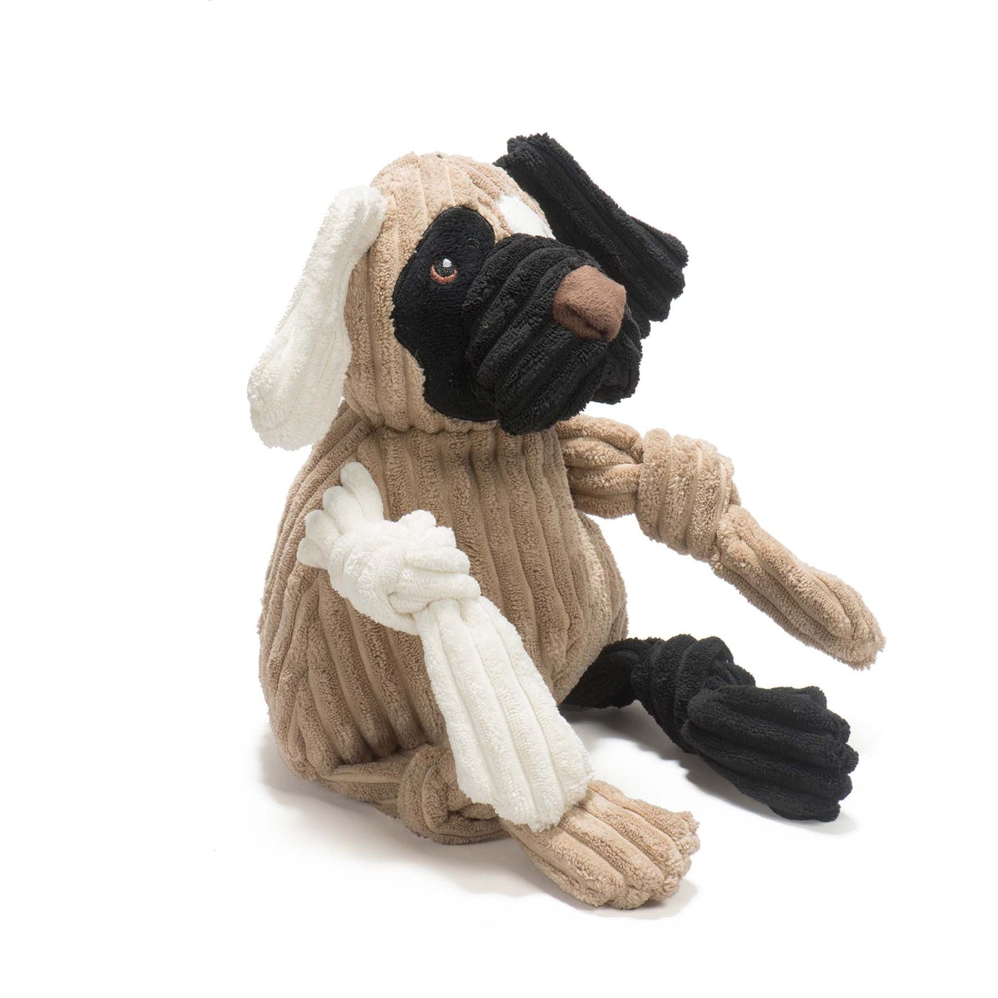 Dog Toy Patches HuggleMutt Knottie Plush Toy Large Essential - detail product image for dog toy