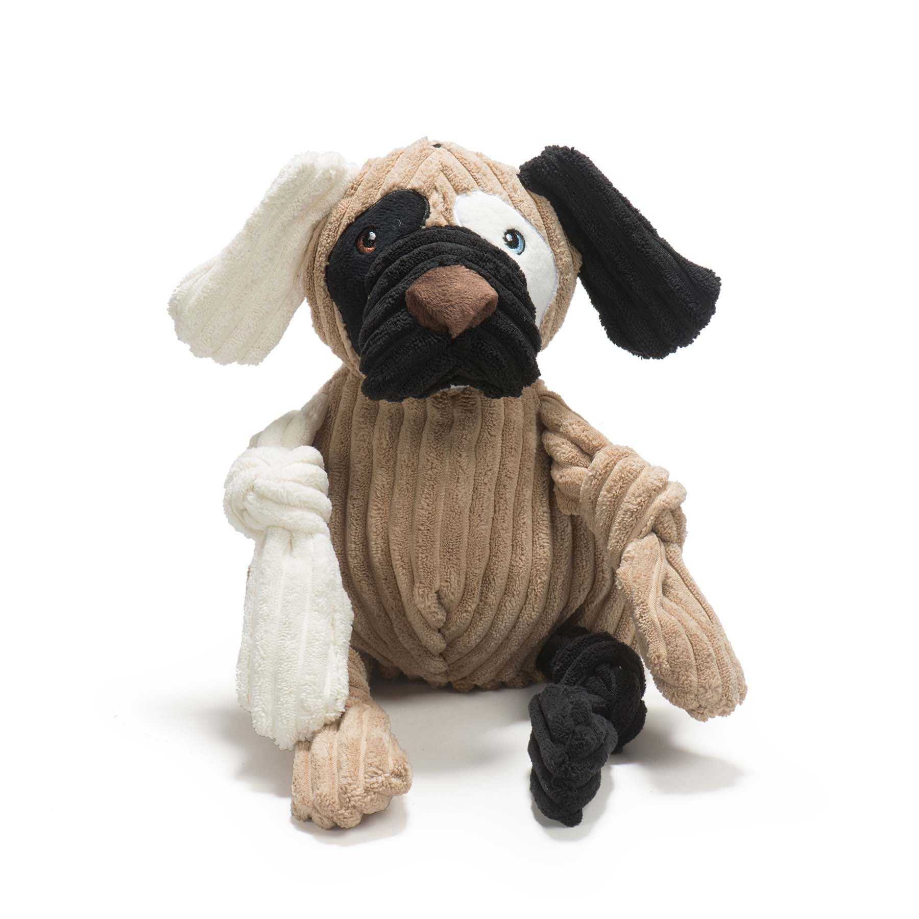 Dog Toy Patches HuggleMutt Knottie Plush Toy Large Essential - main product image for dog toy