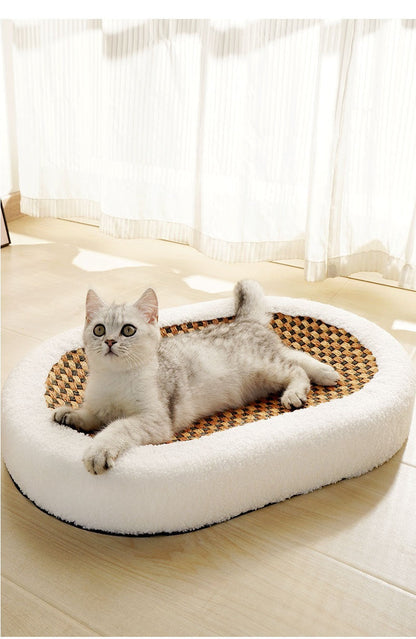 Sisal Hemp Scratch Board Wear-resistant Oval Cat Nest