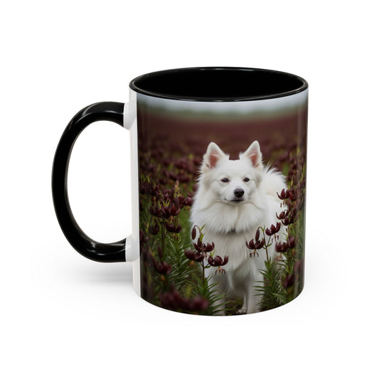 American Eskimo Dog Accent Coffee Mug - Perfect Gift for Dog Lovers