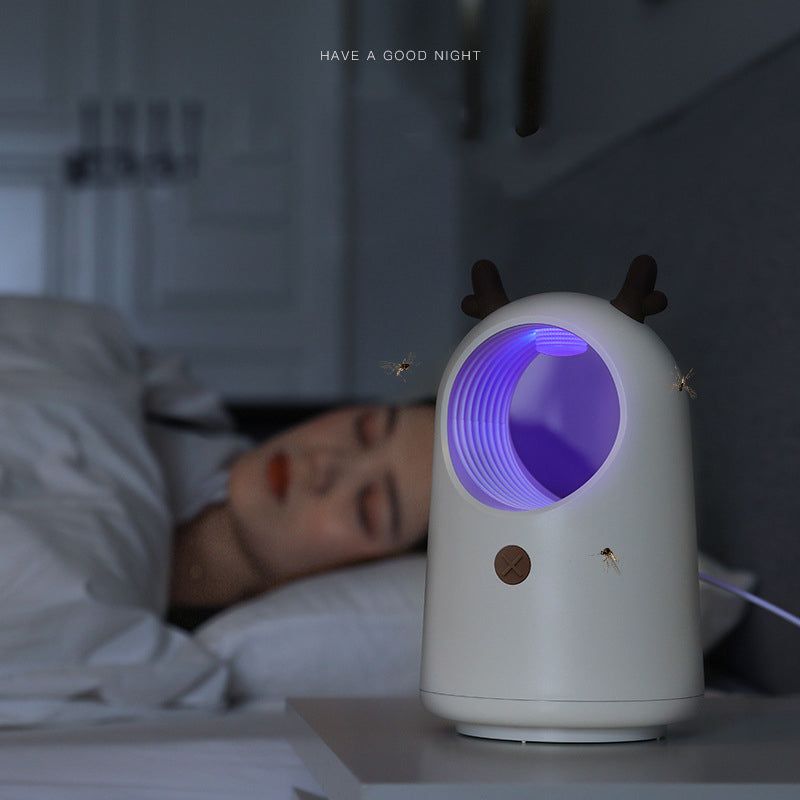 Cute Pet Shape Mosquito Killing Lamp Cute Rabbit Cute Deer Physical Mute Home Bedroom Mosquito Killing Lamp