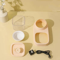 2-in-1 Cat Water Dispenser And Feeding Bowl