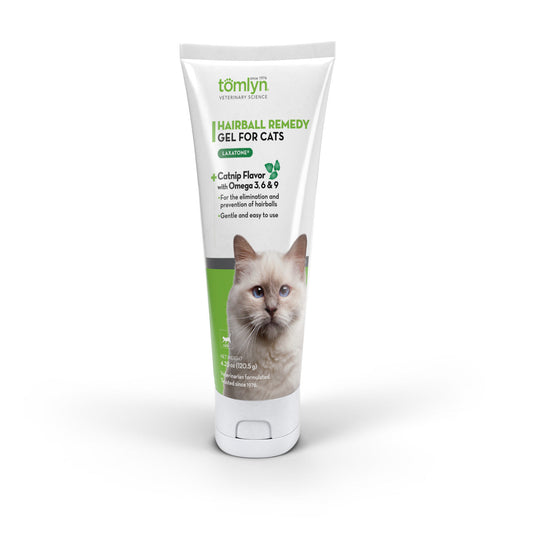 Tomlyn Laxatone Hairball Remedy Gel For Cats Catnip Flavor 4 - main product image