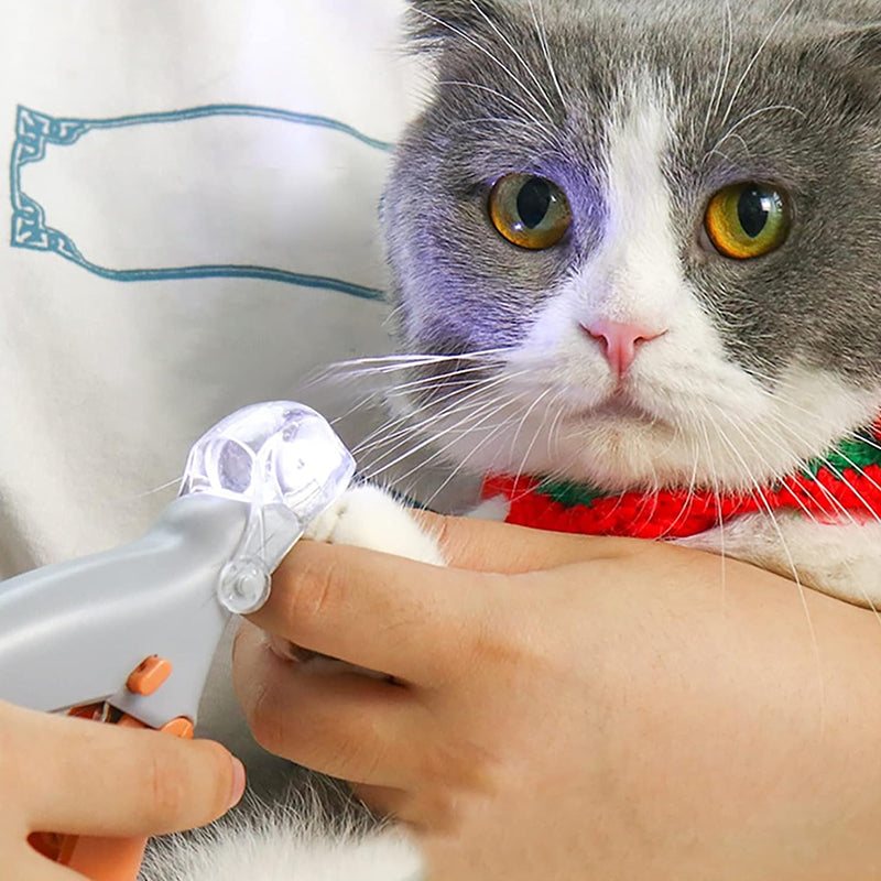 Professional LED - lit pet nail clippers for cats and dogs. Toe - claw cutting tool, pet supplies. - Purrfect Pet Kingdom
