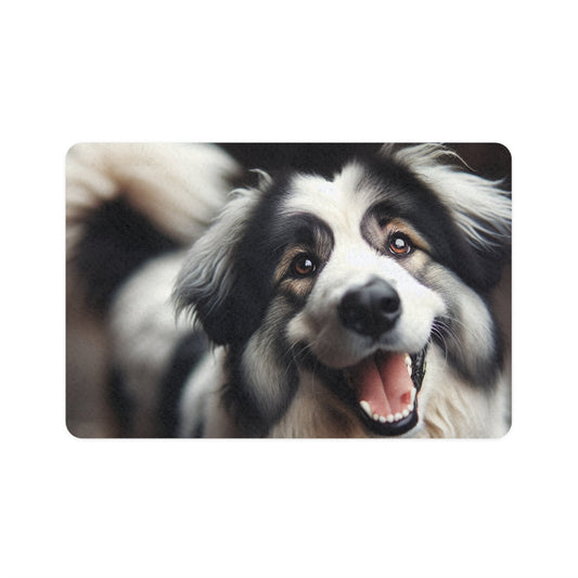 Pet Food Mat (12x18) - Romanian Mioritic Shepherd Dog