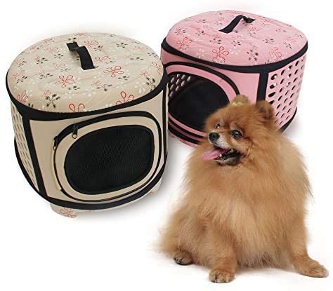 Foldable Pet Dog Cat Puppy Handbag Carrier Cage - Purrfect Pet Kingdom
