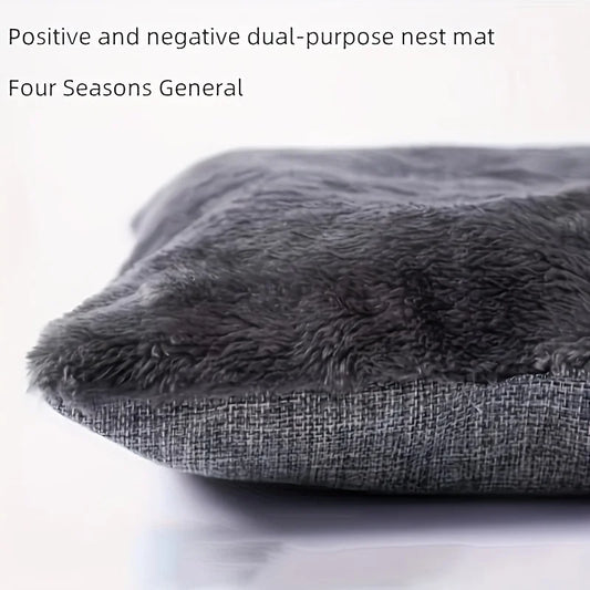 1pc Cozy Semi-enclosed Cat Bed - Dogs/cats Pet Tent Cave For Comfortable Sleeping And Nesting