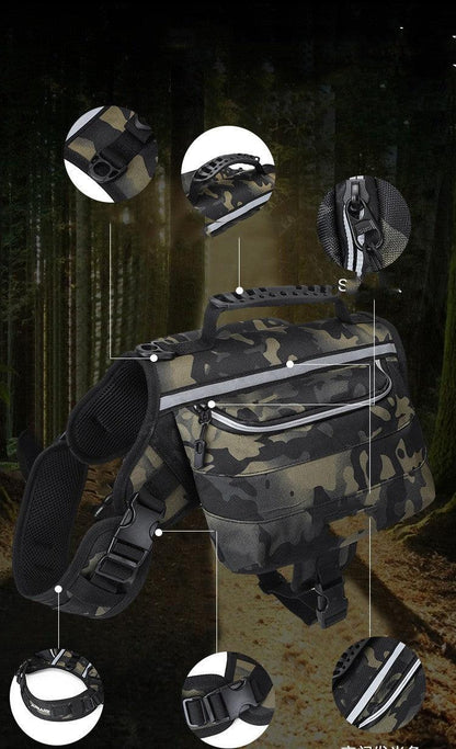 Outdoor Large Dog Backpack - Pets - THRIXINE