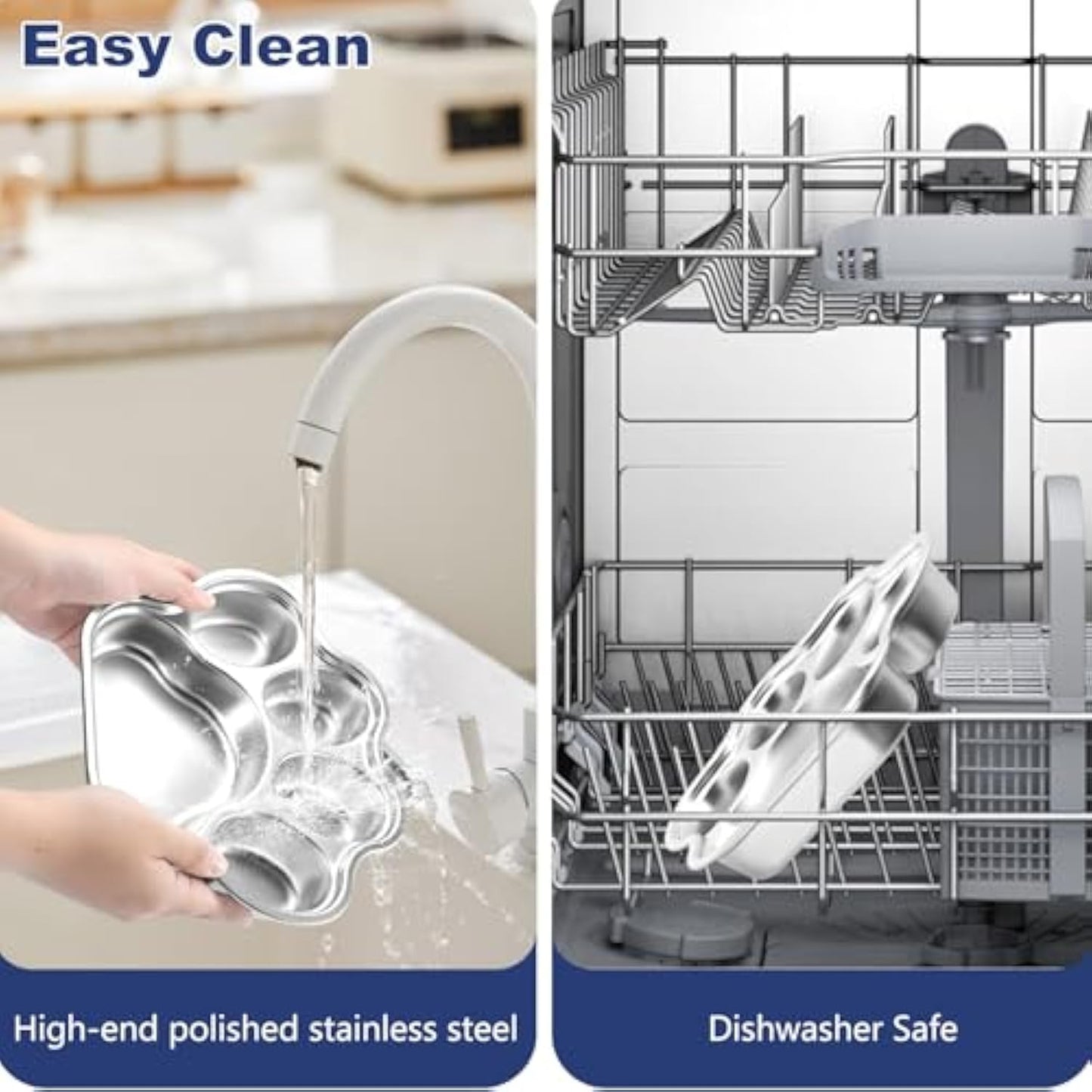 Dog Bowls Slow Feeder Stainless Steel Small Medium Breed