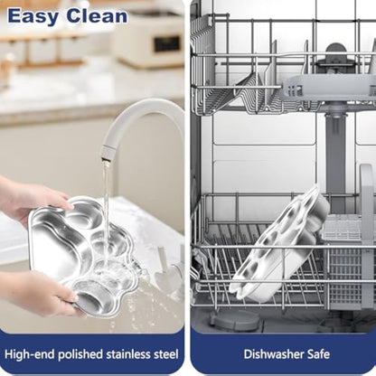 Dog Bowls Slow Feeder Stainless Steel Small Medium Breed