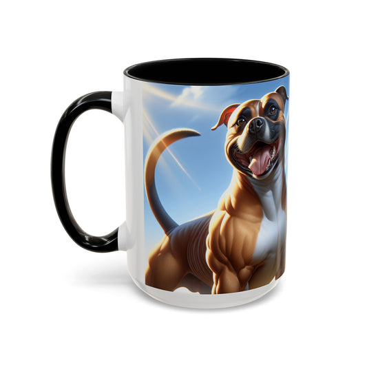American Staffordshire Terrier Accent Coffee Mug - Perfect Gift for Dog Lovers
