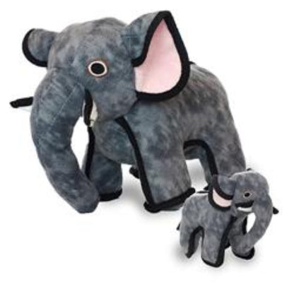 Tuffy Zoo Series Emery Elephant Durable Tough Dog Toy - 2 Sizes