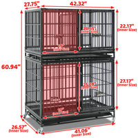 42" Collapsible Dog Crate 43ST