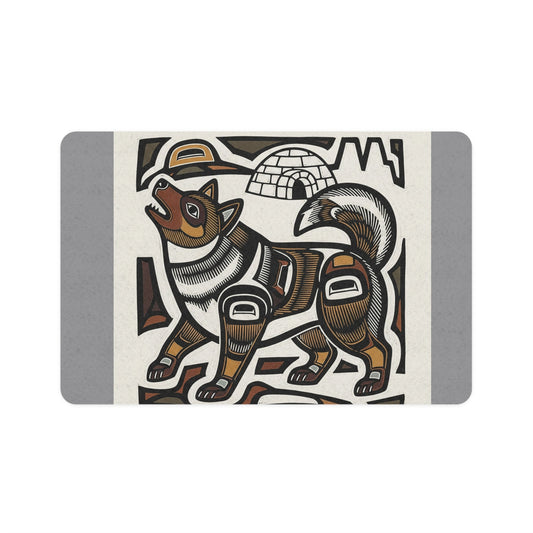 Pet Food Mat (12x18) - Canadian Eskimo Dog