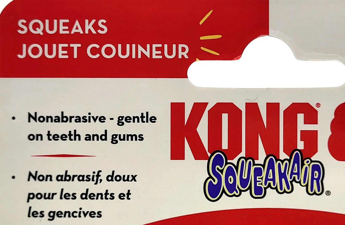 KONG Airdog Squeakair Tennis Balls 3 Ct XS Dog Fetch Toy