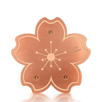 Universal Bird Bath Copper Tray with 3-point Support