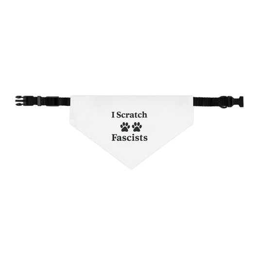 I Scratch Fascists Cat Bandana and Collar