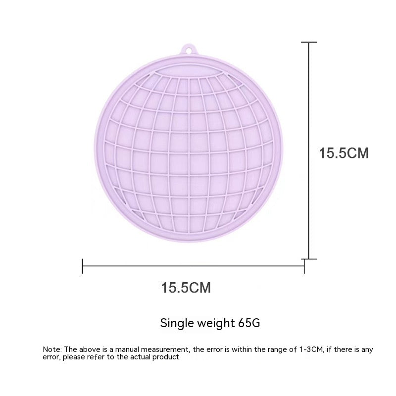 Fish-shaped Round Pet Silicone Snack Pad