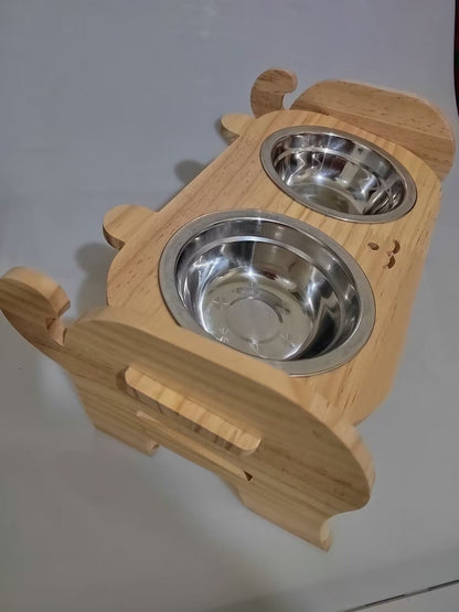 Elevated Ceramic Cat Bowl Set for Comfort and Digest Health