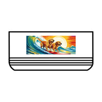 Surf Dogs Stainless Steel Pet Bowl