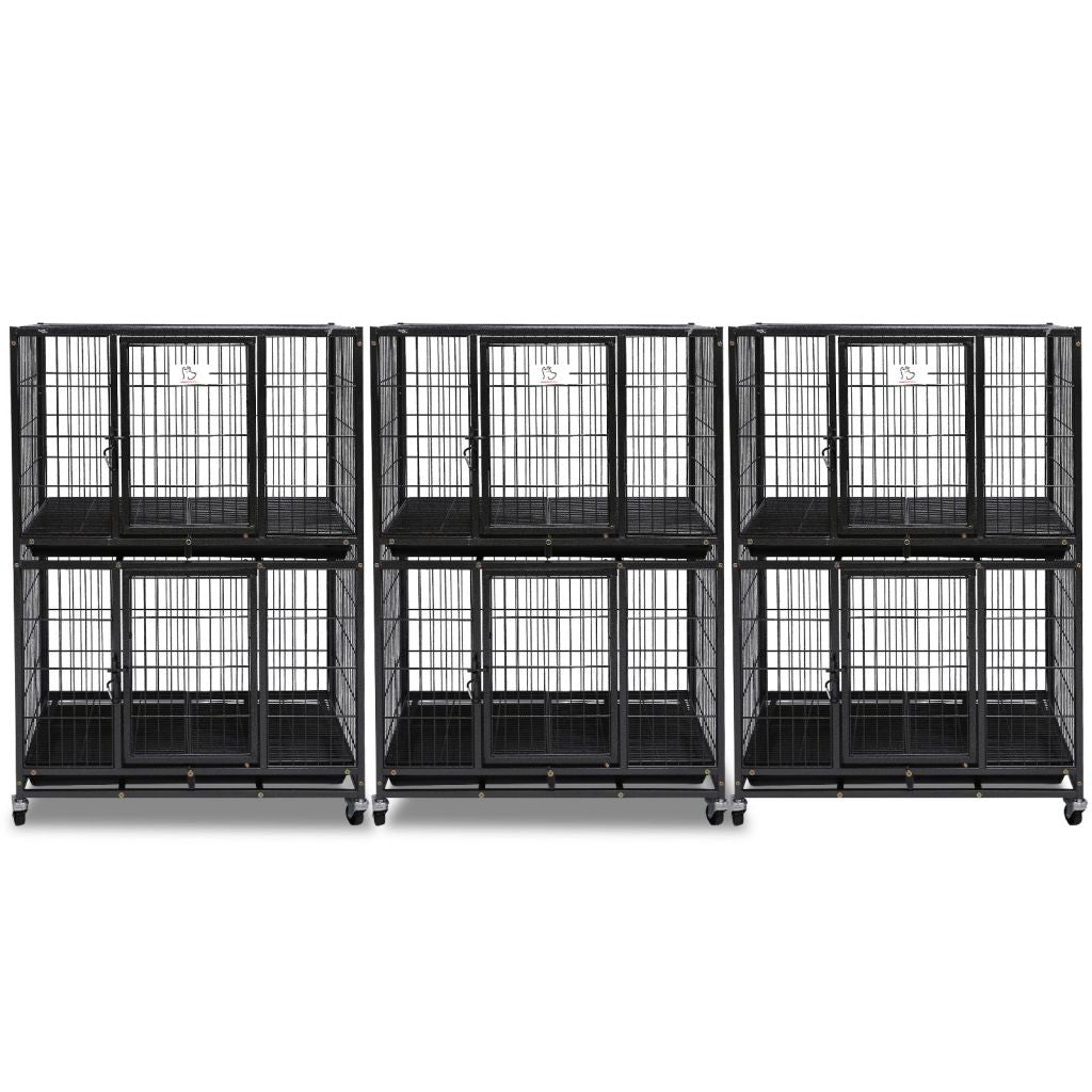 31 Two-Tier Stackable Dog Crate 46A