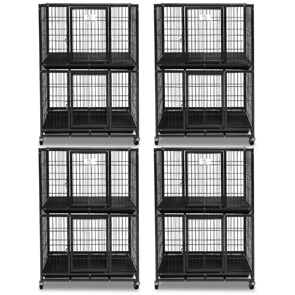 31 Two-Tier Stackable Dog Crate 46A