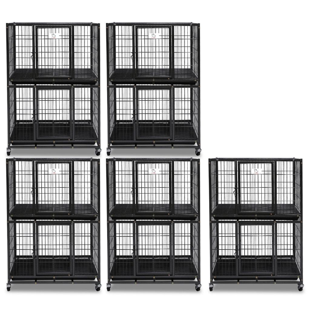 31 Two-Tier Stackable Dog Crate 46A