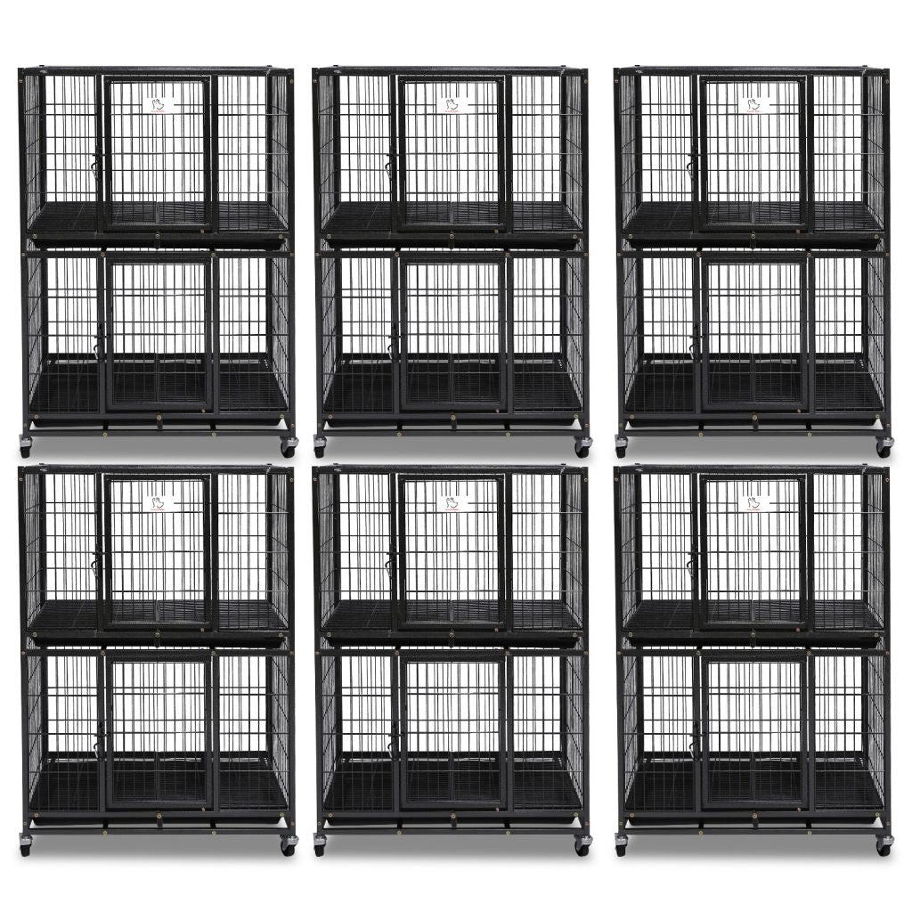 31 Two-Tier Stackable Dog Crate 46A