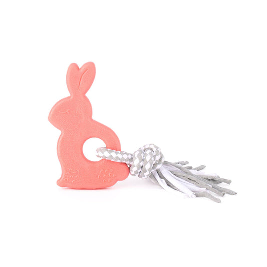 Tuff Teetherz Bonnie the Pink Bunny Dog Toy