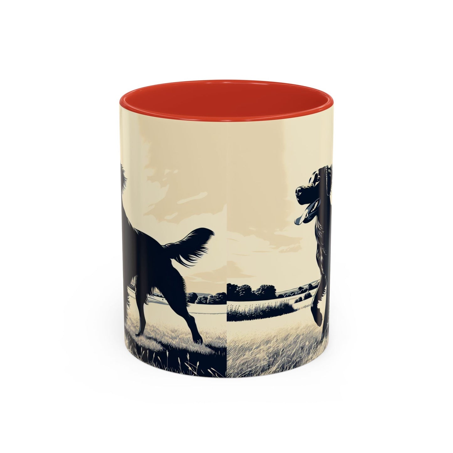Flat Coated Retriever Accent Coffee Mug - Perfect Gift for
