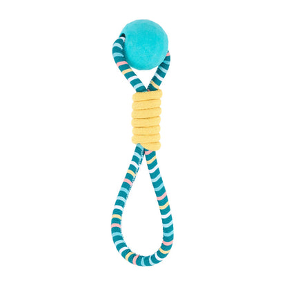 Razzle Rope Tugger Ball Dog Toy