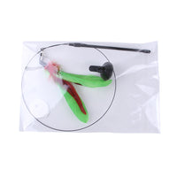 Suction cup cat toy stick that can be attached and held with