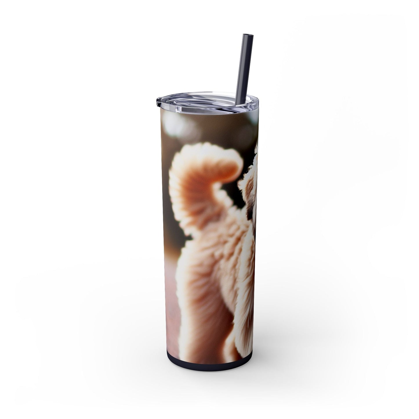 Soft Coated Wheaten Terrier Skinny Tumbler with Straw, 20oz