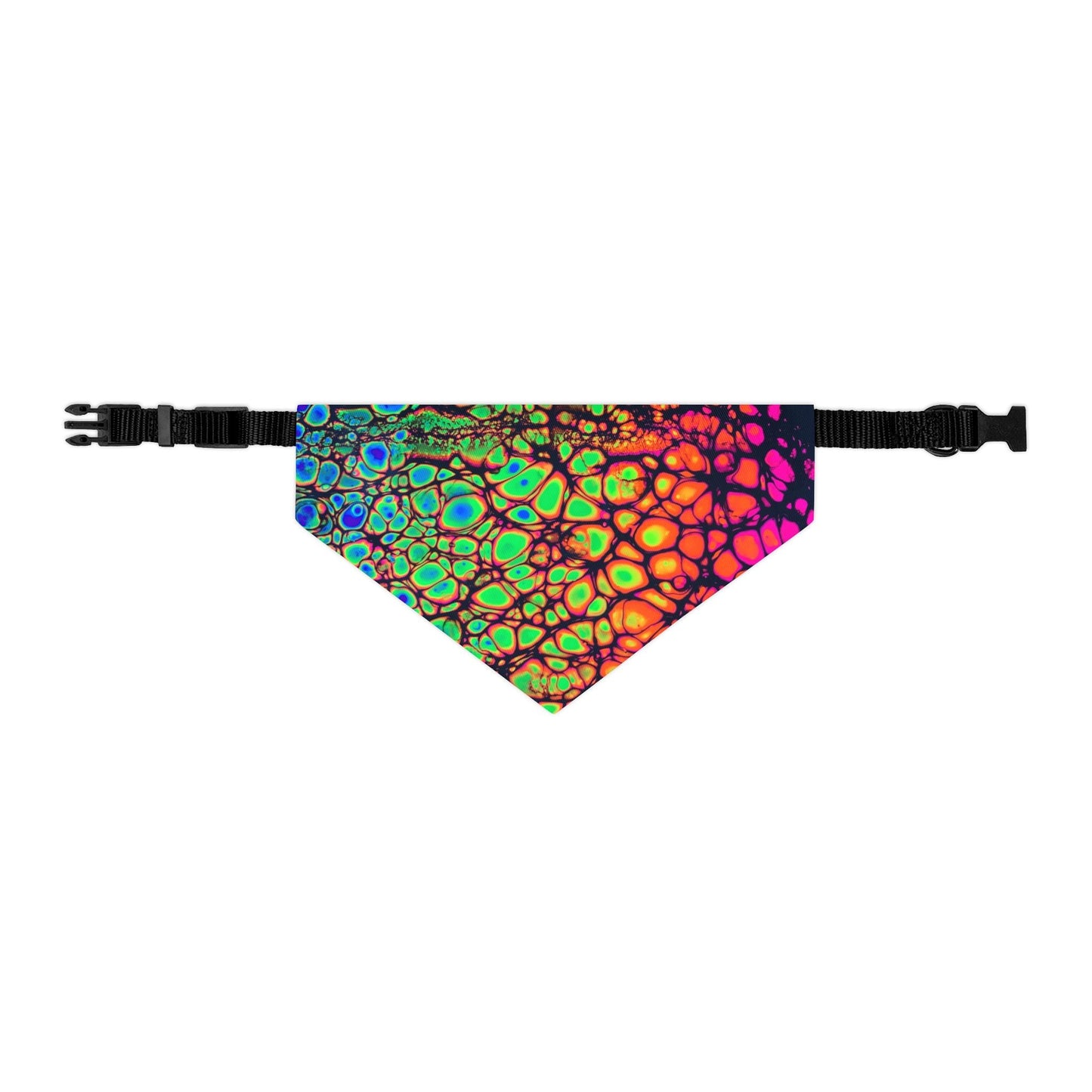 Bespattered Facade Tasty Neons Pet Bandana Collar