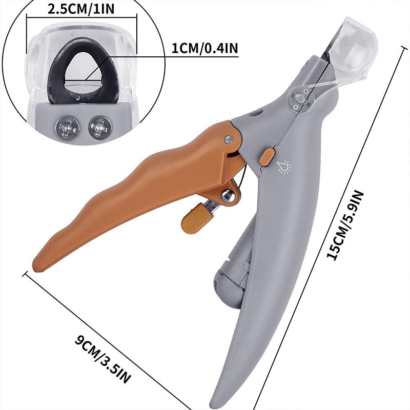 Professional LED - lit pet nail clippers for cats and dogs. Toe - claw cutting tool, pet supplies. - Purrfect Pet Kingdom