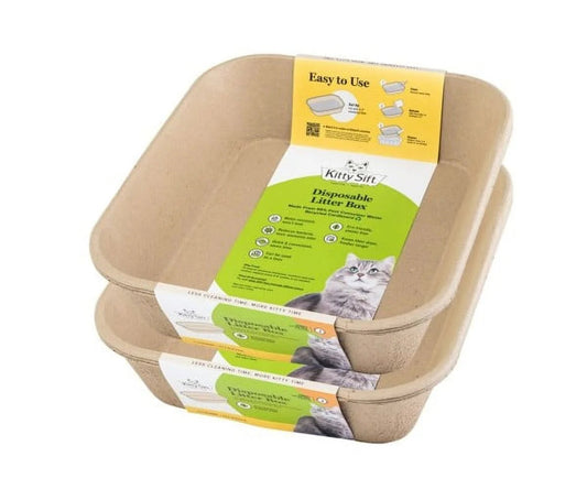 Disposable Cat Litter Box Eco-Friendly Recycled Cardboard