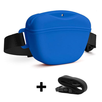 Premium Silicone Hands-Free Dog Training Treat Pouch Waist