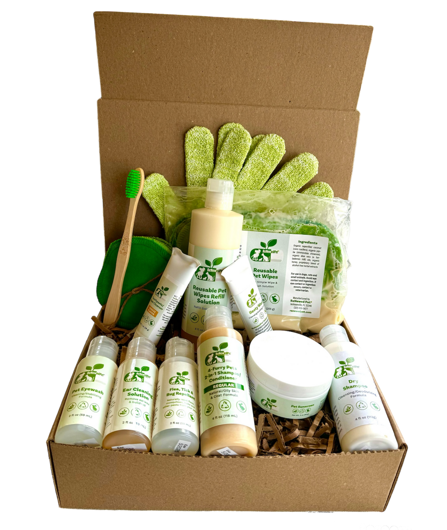 4 - FURRY PETS ULTIMATE GROOMING KIT - 4 Furry Friends - ReNewedPet