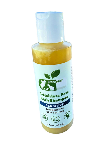 Organic Soothing Shampoo for Hairless Pets Mild Skin Care