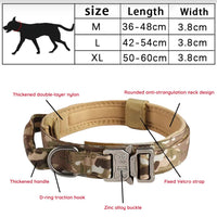 Peelaid™ Tactical Nylon Dog Collar with Metal Buckle