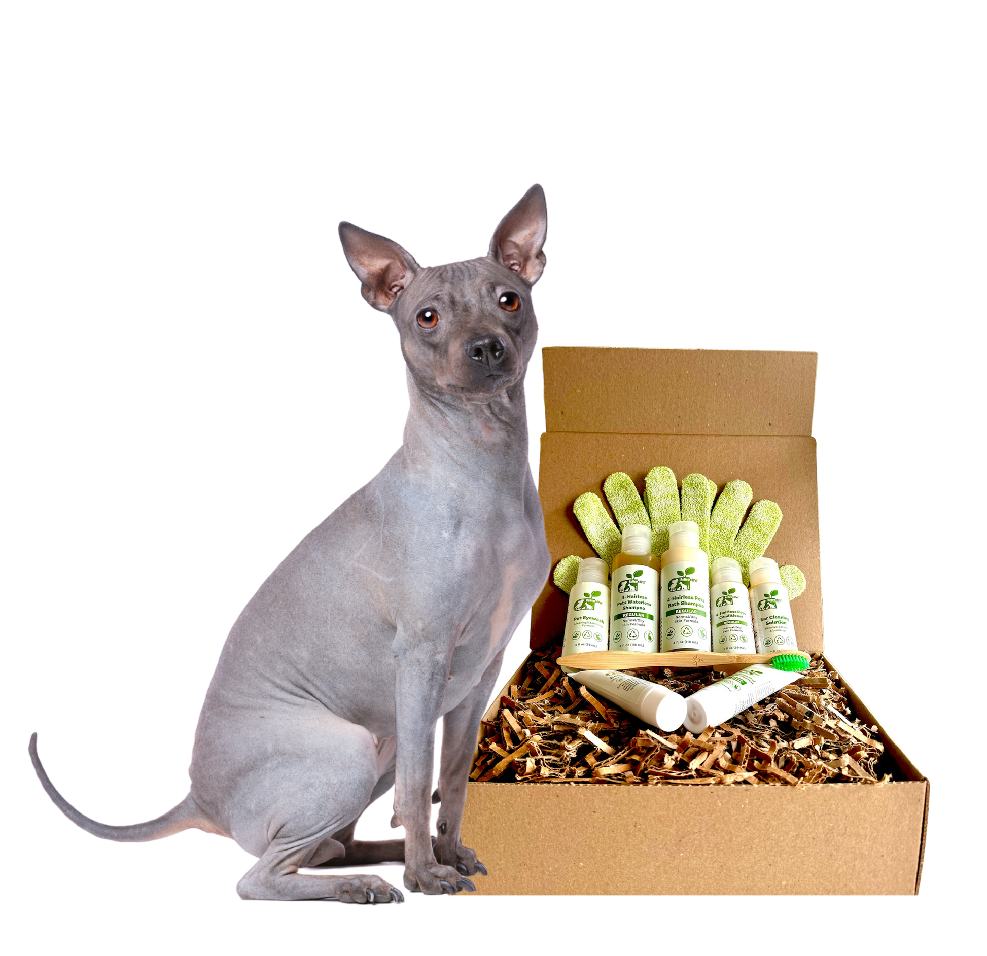 4 - HAIRLESS PETS *DOG RESTORATIVE KIT - 4 Nudie Pets - ReNewedPet
