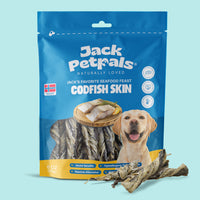 Jack PetPals Seafood Feast Codfish Skin Treat Chews (6oz)