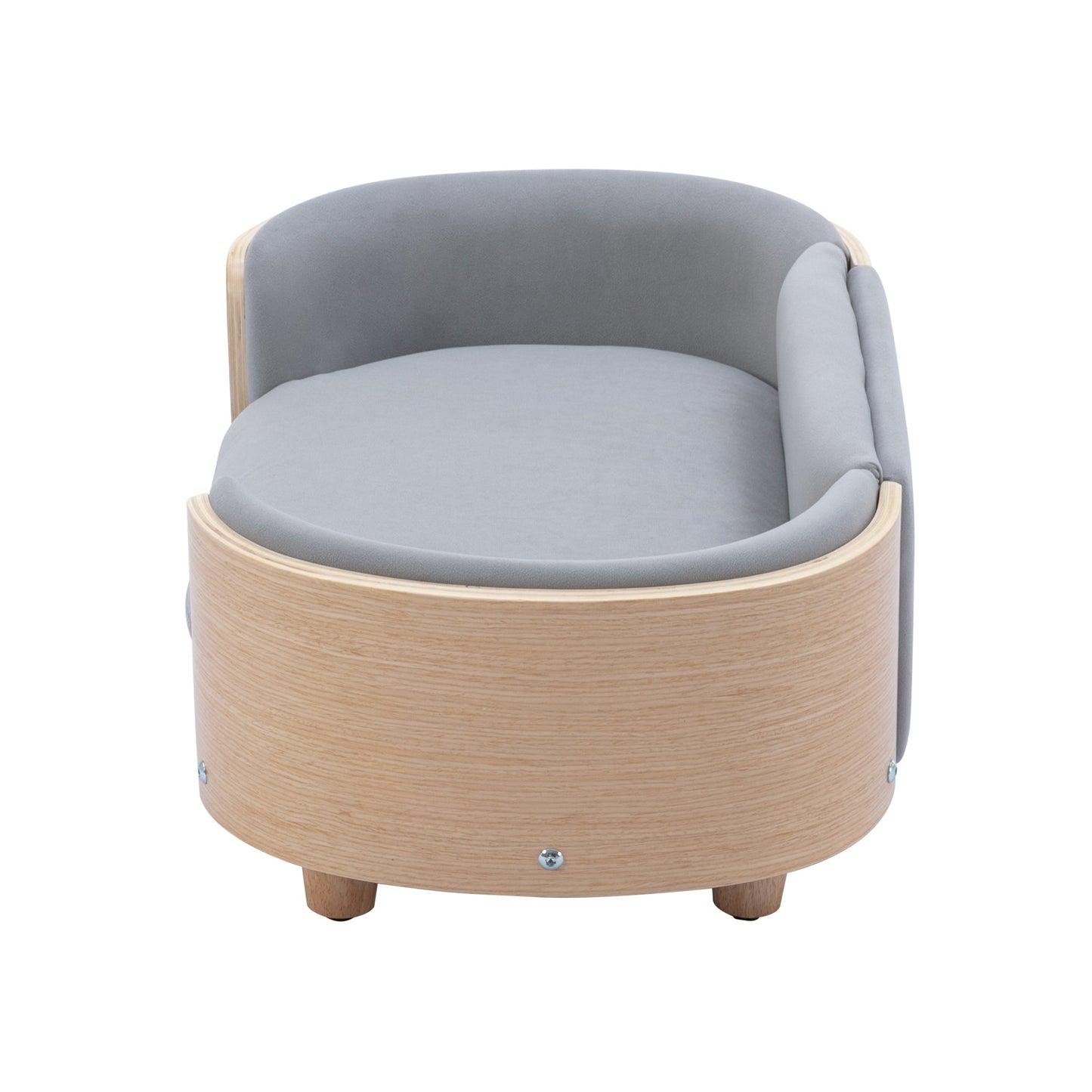 Scandinavian style Elevated Dog Bed Pet Sofa With Solid Wood