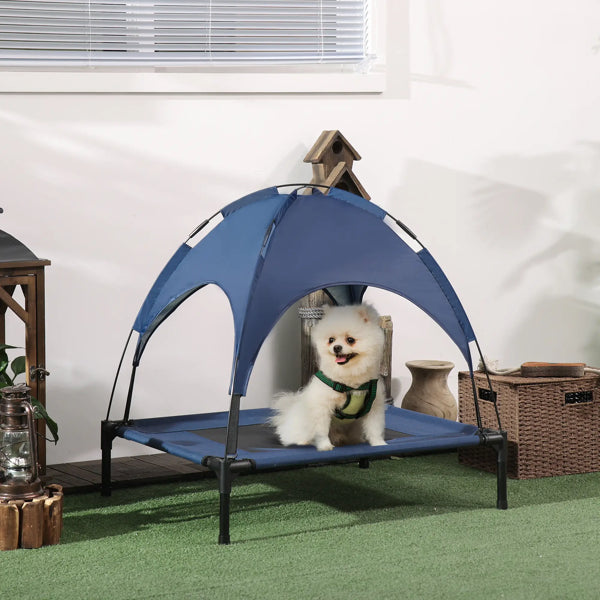 Outdoor Dog Cot - Raised Cooling Pet Bed for Large Dogs