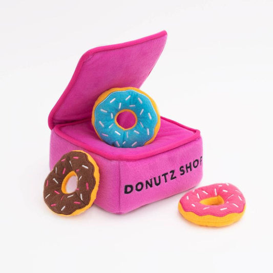 Burrow Donutz Box Interactive Dog Toy